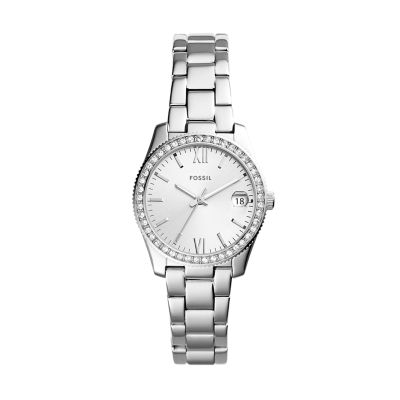 Fossil watch womens silver new arrivals