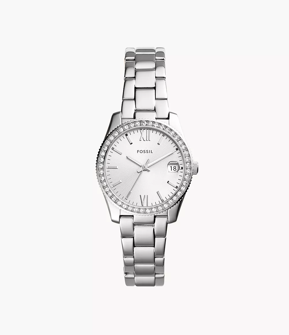 Image of Scarlette Three-Hand Date Stainless Steel Watch