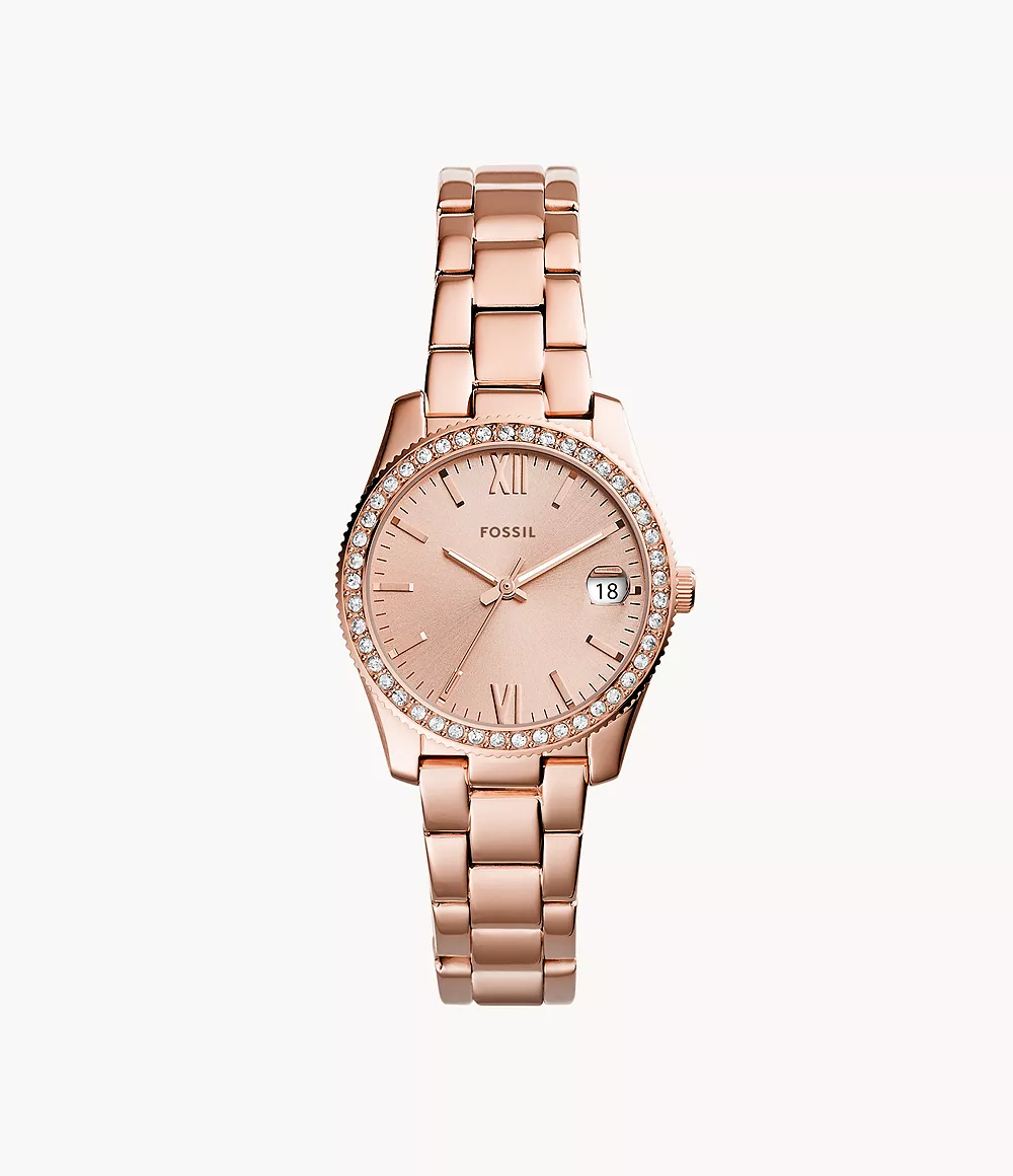 Rose Gold Watches, Rose Gold Tone Watches - Fossil