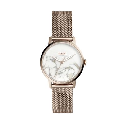 Fossil neely pink outlet watch