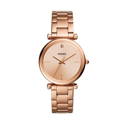 Carlie fossil watch best sale