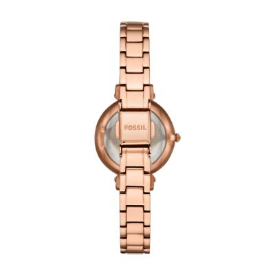 Fossil tailor 2024 rose gold watch