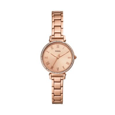 Kinsey Three-Hand Rose-Gold-Tone Stainless Steel Watch