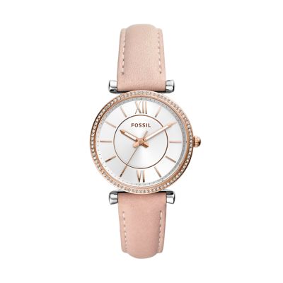 womens tan leather watch