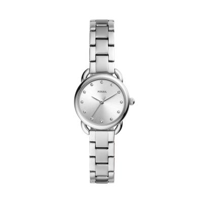 Tailor Mini Three Hand Stainless Steel Watch ES4496 Fossil