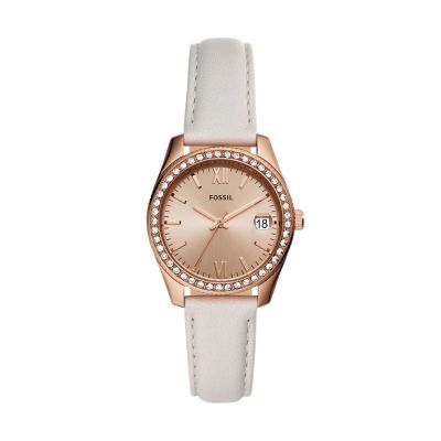 Womens Leather Strap Watch
