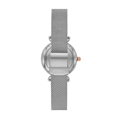 Carlie Mini Three-Hand Stainless Steel Watch - ES4614 - Fossil