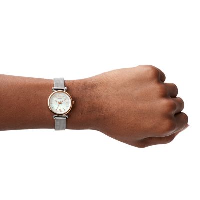 Fossil mini carlie discount watch