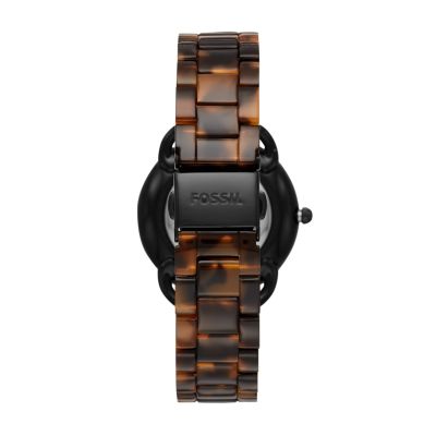 Tailor Multifunction Tortoise Acetate Watch ES4639 Fossil