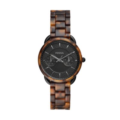 Fossil on sale tortoise watch