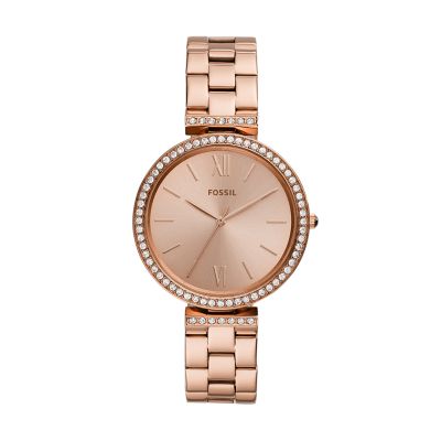 Madeline Three-Hand Rose Gold-Tone Stainless Steel Watch - Fossil