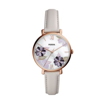 Fossil watch 2024 with flowers