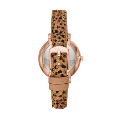 Leopard print fossil discount watch