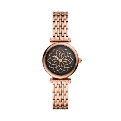 Fossil watches for women best sale rose gold