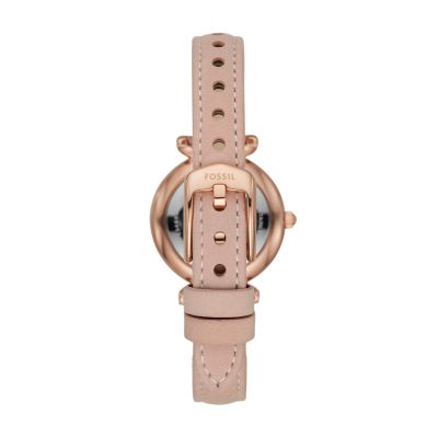 Fossil blush leather hot sale watch strap