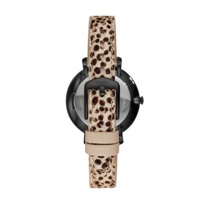 Leopard print fossil watch new arrivals