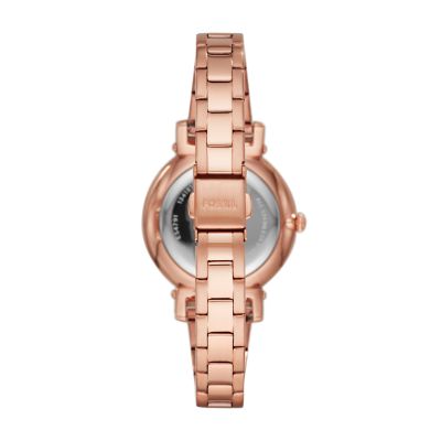 Daisy Three-Hand Rose Gold-Tone Stainless Steel - ES4791 - Fossil