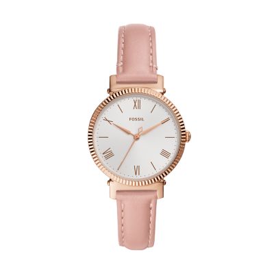 Women's Leather Watches: Shop Bands & Leather Watches for Women - Fossil