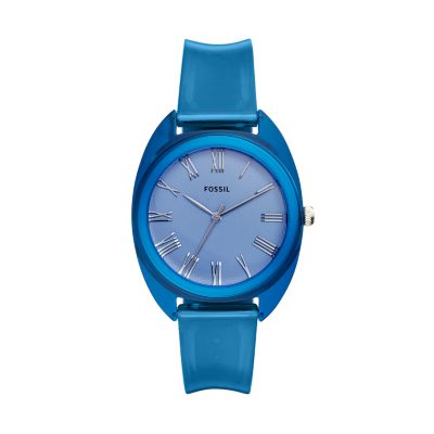 fossil silicone watch