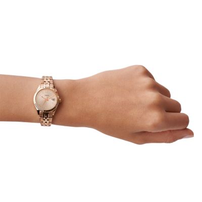 Fossil scarlette sale rose gold