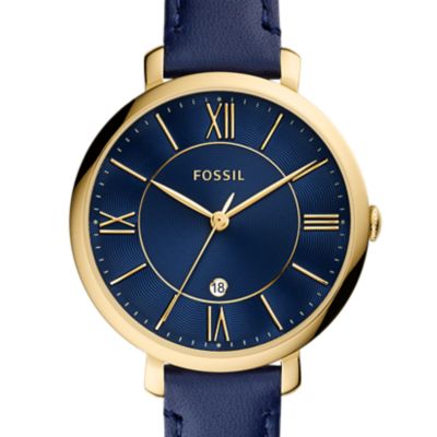 remix by fossil women's watch blue dial