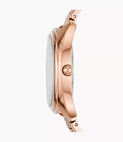 Gabby Three-Hand Date Rose Gold-Tone Stainless Steel Watch Gabby Three-Hand Date Rose Gold-Tone Stainless Steel Watch