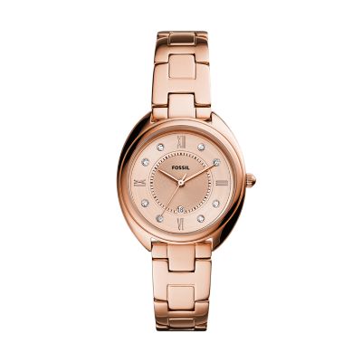 Rose Gold Tone Watches - Fossil
