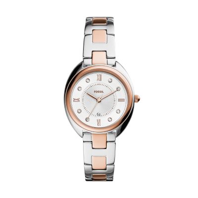 Gabby Three-Hand Date Two-Tone Stainless Steel Watch