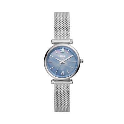 Carlie mini three hand fossil 2024 watch