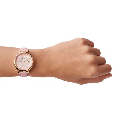 Fossil jacqueline shop pink