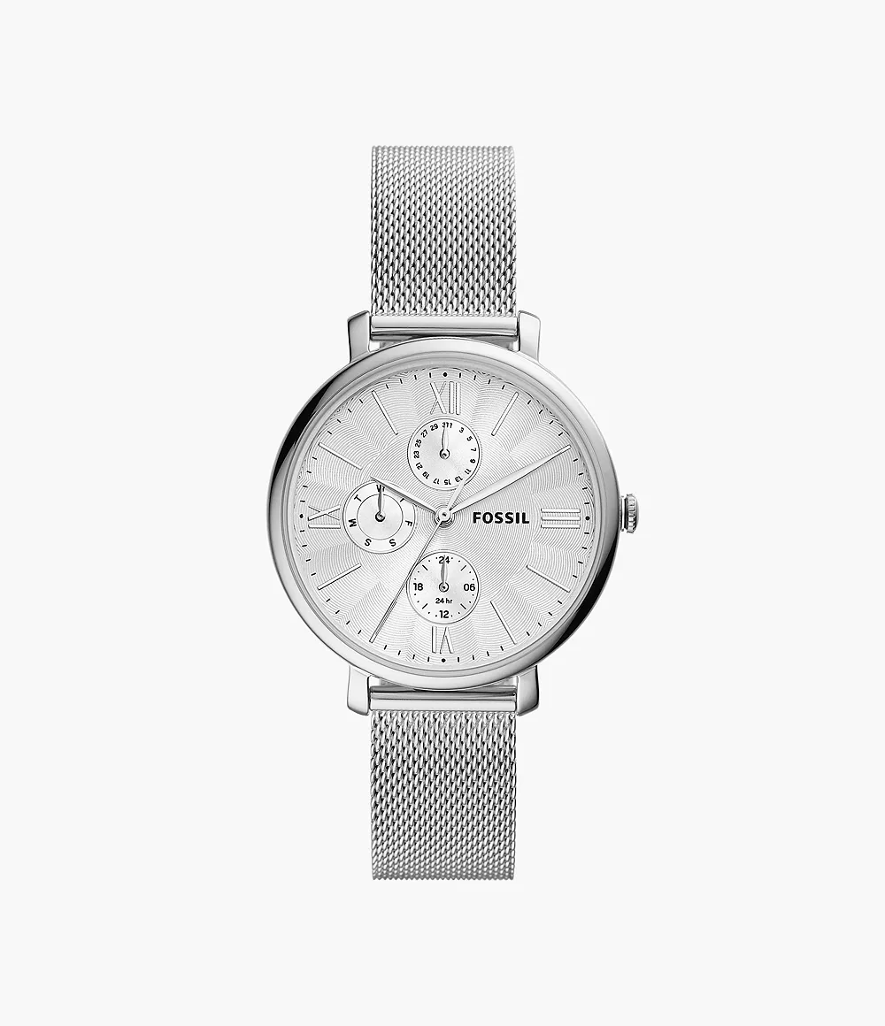 Image of Jacqueline Multifunction Stainless Steel Mesh Watch