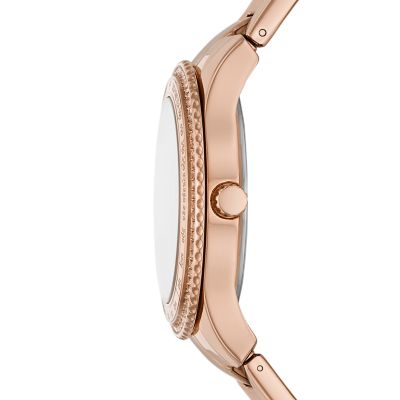 Fossil stella best sale rose gold