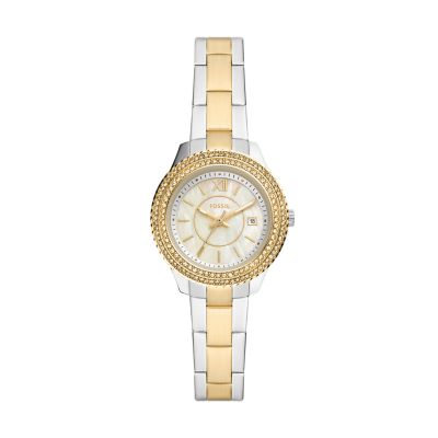 Stella Three-Hand Date Rose Gold-Tone Stainless Steel Watch