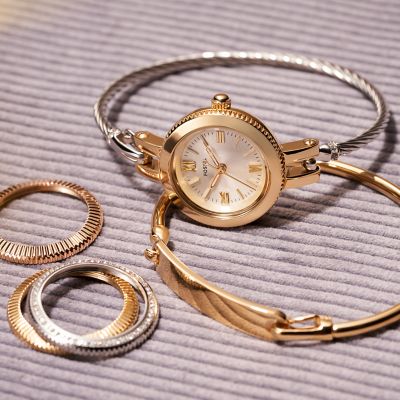 Fossil women's watch with interchangeable bands new arrivals