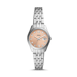 Scarlette Micro Three-Hand Date Stainless Steel Watch