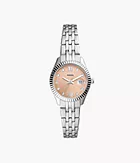 Scarlette Micro Three-Hand Date Stainless Steel Watch
