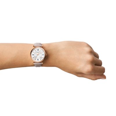 Grey fossil hotsell watch women's