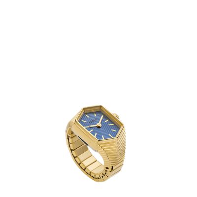 Fossil watch hot sale blue band