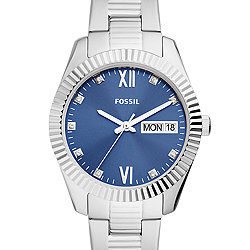 Scarlette Three-Hand Day-Date Stainless Steel Watch