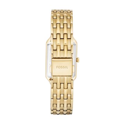 Raquel Three-Hand Date Gold-Tone Stainless Steel Watch - ES5220