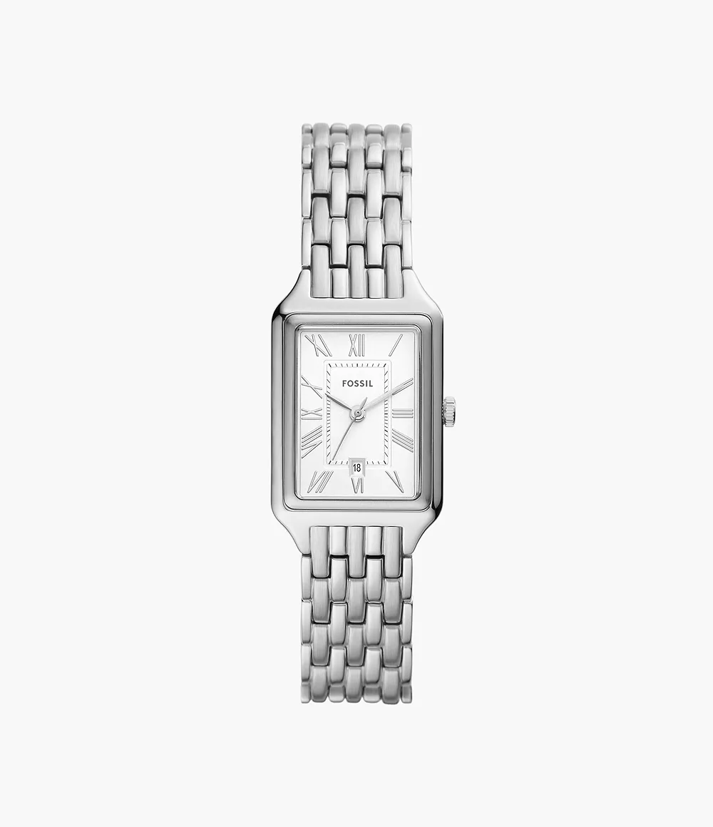 Image of Raquel Three-Hand Date Stainless Steel Watch
