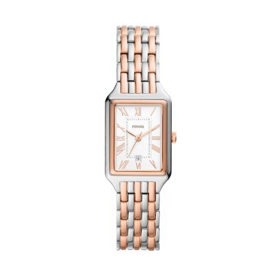 Raquel Three-Hand Date Rose Gold-Tone Stainless Steel Watch 