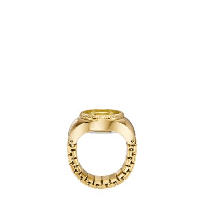 Fossil rose gold deals ring