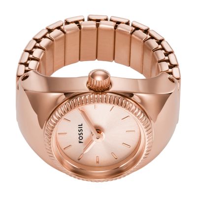 Bague femme Fossil Bijoux-Acier Doré Rose sur Bijourama, référence des bijoux  Femme en ligne