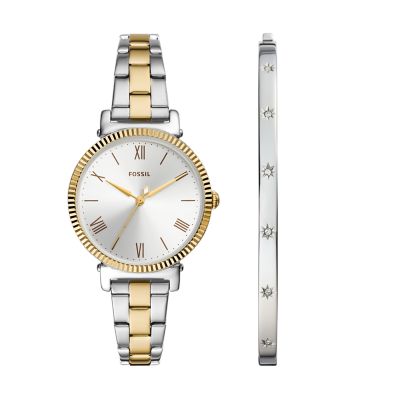 Silver Color Watch For Ladies