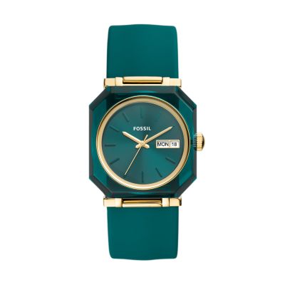 Image of green Fossil Rock Candy Slap Watch.