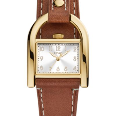 Montre fossil bracelet discount cuir