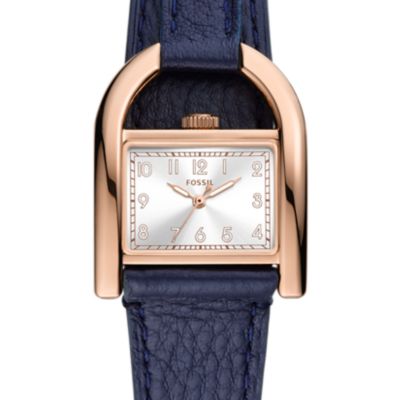 Women's fossil watches discount with leather bands