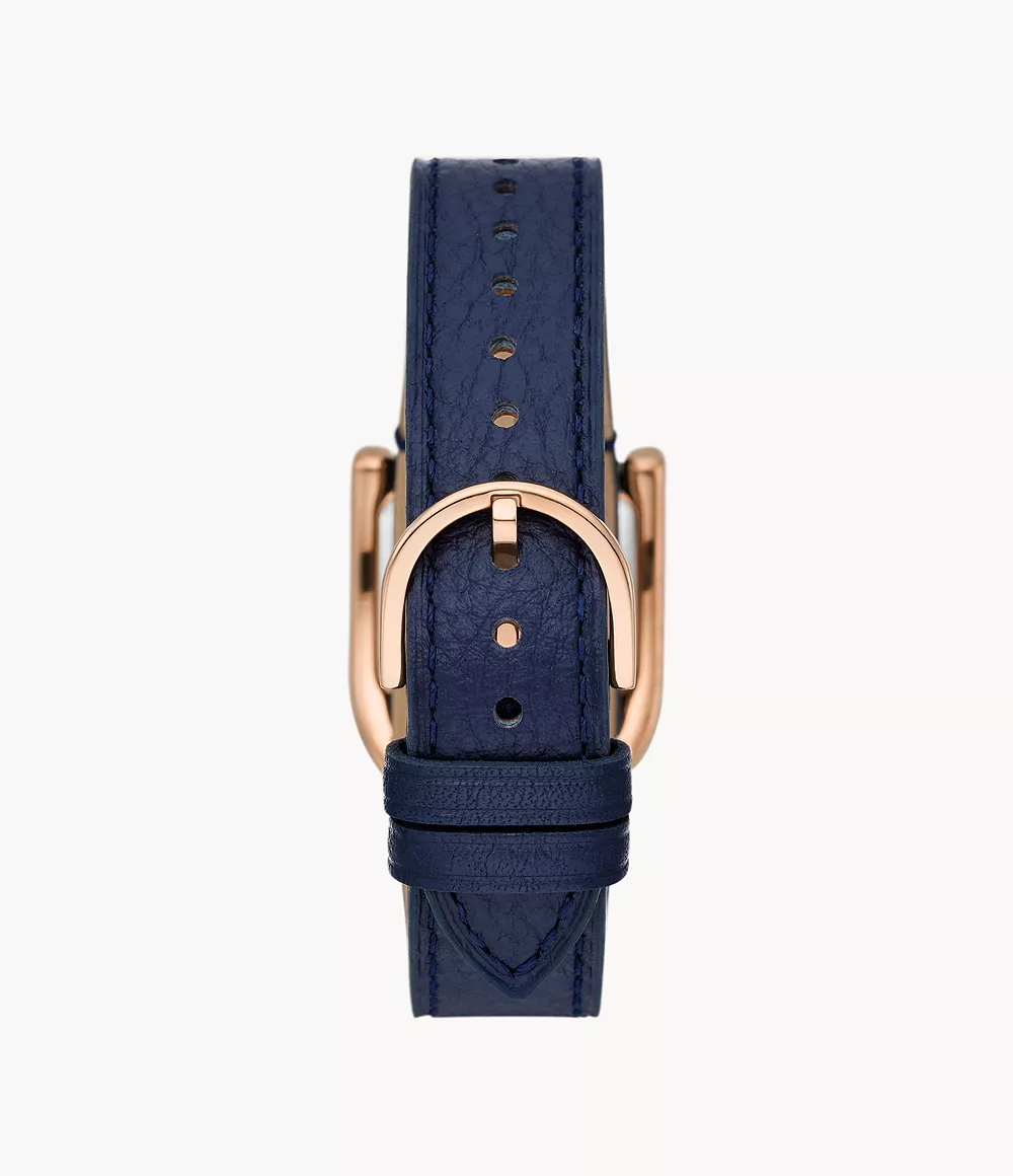 Harwell Three-Hand Navy LiteHide™ Leather Watch