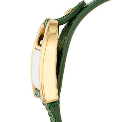 Harwell Three-Hand Green LiteHide™ Leather Watch - ES5267 - Fossil